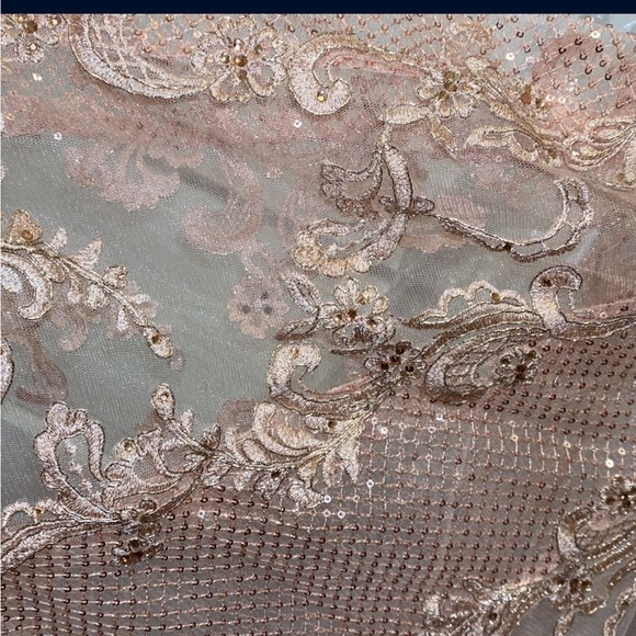 Rose gold Size 2- 2 piece Prom Dress - Picture 12 of 12